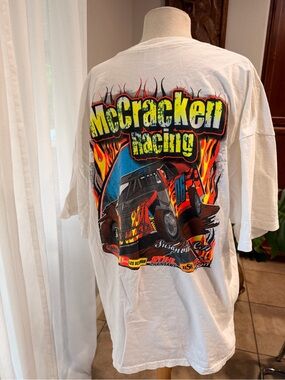 Vintage McCracken Racing Larry McCracken Dirt Track T Shirt 2XL